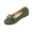 Green, variant on Women's Round Toe Flats Bow Rhinestone Detail Slip On Lightweight Comfortable Casual Walking Shoes(37)