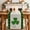 Green, variant on St. Patrick's Day Table Runner 48 Inches Long Farmhouse Dress Scarves, Green Shamrock Leaves Love Plaid Beige Dining Tablerunner for Coffee Table/Kitchen Island/Party Décor, 13" x 48"
