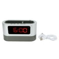 thumbnail image 2 of Reloj despertador digital, soporte para bolígrafo, reloj despertador, soporte para bolígrafo, reloj despertador, reloj para dormitorio, diseño aerodinámico, 2 of 14