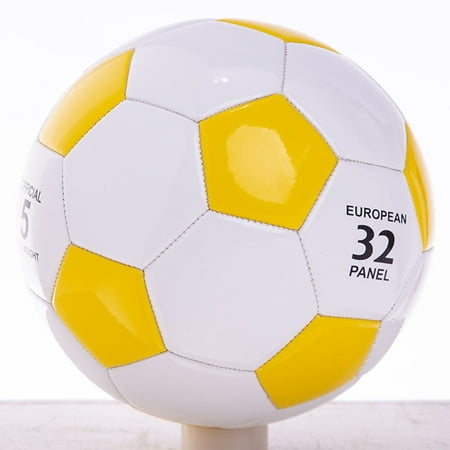 Sijiali Size 4 5 Faux Leather Wearproof Football Soccer Training Ball for Children Adult