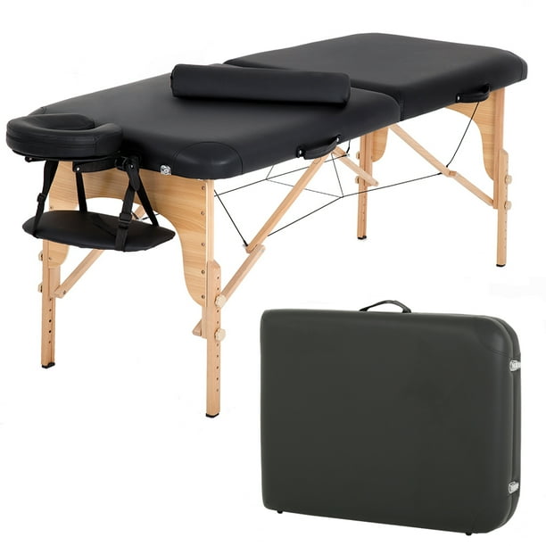 Massage Table Massage Bed Spa Bed 84 Inch Height Adjustable 2 Fold