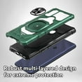 thumbnail image 3 of Cass Creations Case for Motorola G Power (2022), Motorola G Pure (2021), Advanced Armor Full Body Hybrid Shock Proof Bumper Protective Phone Cover - Green, 3 of 5