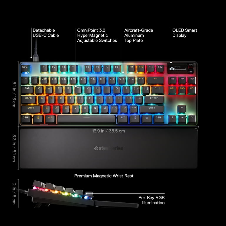 美品APEX PRO TKL SteelSeries Apex Pro TKL (2023) review: I love mechanical