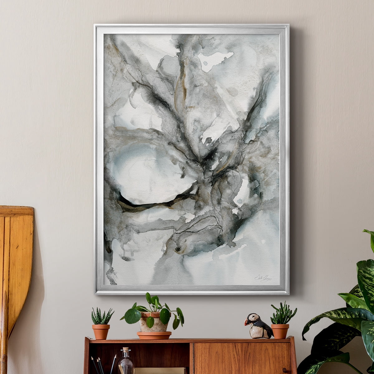 Marble Harmony Premium Framed Print - Ready to Hang