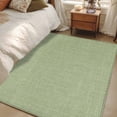 thumbnail image 5 of Vintage Sage Green Large Area Rugs for Bedroom Living Room, Soft Non Slip Carpet Bedside Rug, Farmhouse Retro Beige Solid Color Rectangular Floor Cover Kitchen Accent Rug 3'x5' for Dining Room/Office, 5 of 9