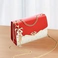 thumbnail image 1 of Bolso bandolera Salvador para mujer de cuero Rojo, 1 of 9