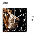 thumbnail image 2 of 12 Inch Wall Clock Battery Operated Silent Clock Decorative for Office, Kitchen, Outdoor, Living Room，Dog Breed Multicolor, 2 of 4