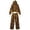 Brown, variant on Women Leopard Print 2‑Piece Outfit Pullover Hooded Sweatshirt Wide Leg Pants Matching Loungewear Pant Set Casual Tracksuit S‑XXXL