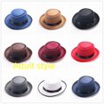 thumbnail image 3 of Sombrero de copa plana estilo británico retro con forma de cúpula para otoño e invierno, sombrero redondo de lana, sombrero de jazz para hombres y mujeres, sombrero de viaje para el tiempo libre, 3 of 6