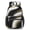 Black and Gold Marble Pattern, variant on Black and Gold Marble Pattern 17" Waterproof Oxford School Backpacks for Teens, S-Shape Padded Straps, for School, Travel, Hiking, Camping