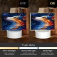 thumbnail image 3 of Fotbe Galactic Dog Swirls Art Pattern Acrylic Night Light Gift with 3 Color ModesTouch-Sensitive LED Lamp Perfect Gift for Mother's Day, Birthday, or Christmas, 3 of 9
