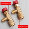 thumbnail image 2 of 2X R22 R410 AC Valve 1/4 Inch Filler Joint A/C Refrigerant Valve Air Conditioning Repair and Fluoride Safety Adapter A, 2 of 8