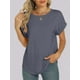 thumbnail image 3 of Camiseta ANRABESS para mujer, extragrande, gris, talla XL, 3 of 6