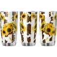 thumbnail image 3 of German shepherd Tumbler With Flip Lid Stainless Steel Coffee Cups Vacuum Insulated Travel Mug for Hot and Cold Drinks Travel Tumbler for Vehicle Cup Holders Coffee Mug DIY Tumblers (20oz, Sunflower), 3 of 5