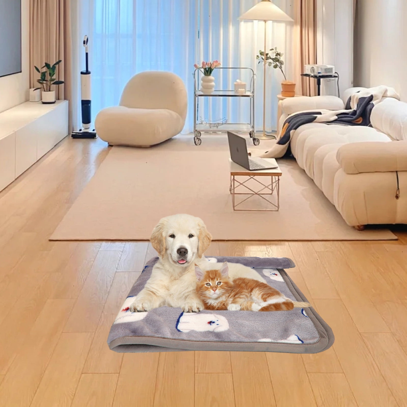 Kiplyki Dog Blanket Pet Throw Blanket For Large Dogs Cats Couch Cover Protector Machine Washable