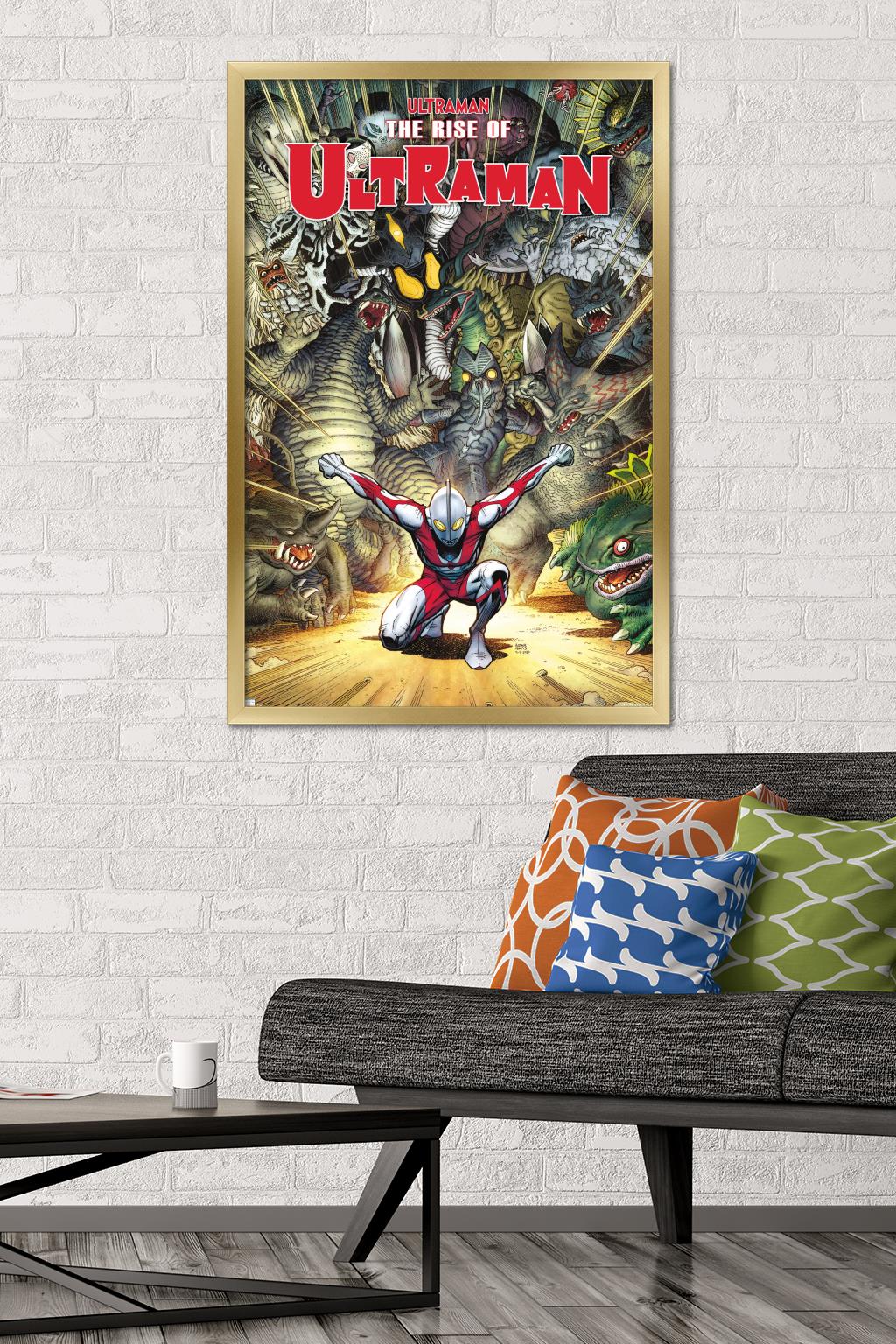 The Rise of Ultraman - Cover #2 Variant by Arthur Adams Wall Poster, 22.375" x 34" Framed