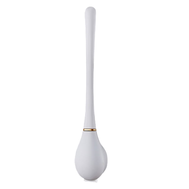 Cepillo Para Cerdas Suaves Escobilla Para Inodoro Doméstica Suspensión Montado En La Pared Apertura Y Cierre Automático Creativo Escobilla Para Inodoro De Silicona Con Mango Largo Para El Hogar Eigraketly HA027491-02
