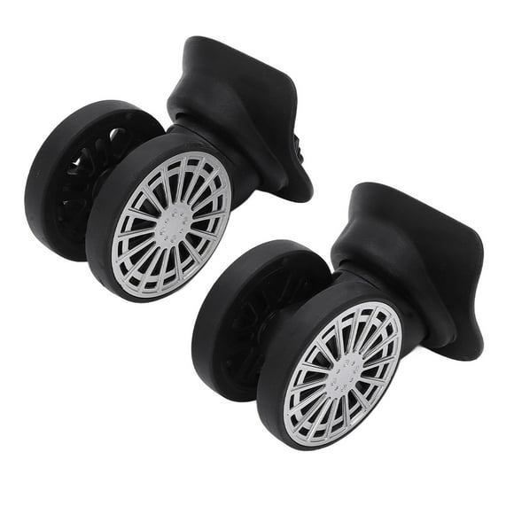 Luggage Swivel Wheels, Silent Convenient PP and PET Luggage Case Wheels for Suitcase Maintenance