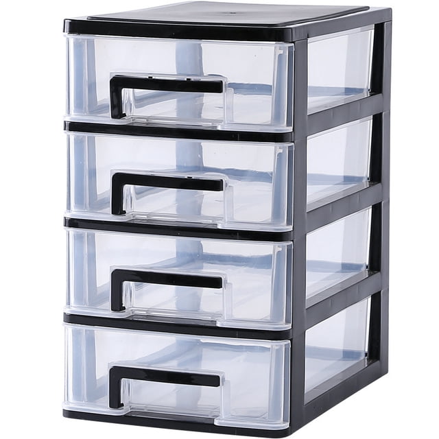 Caja De Almacenamiento De Plástico, Organizador De Maquillaje, Cajón Pequeño, Joyero, Artículos Diversos De Oficina, Contenedor De Almacenamiento De Cosméticos Cateissary HA024841-03
