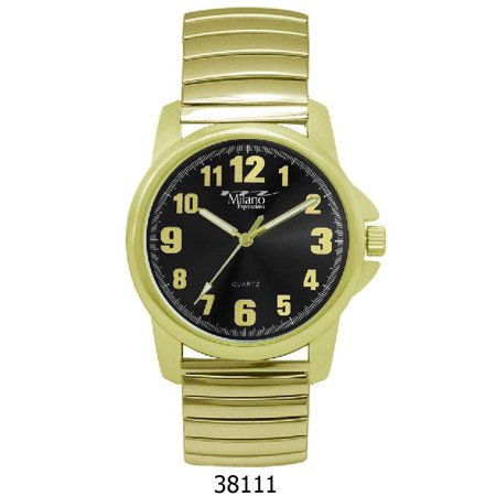 Gold/Black 38mm-milano-expressions-flex-band-watch-3811