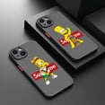 thumbnail image 2 of Luxury Trendy Brands Logo Phone Case For iPhone 15 14 13 12 11 Pro Max mini XS Max XR X 8 Plus SE Frosted Translucent Cover, 2 of 5