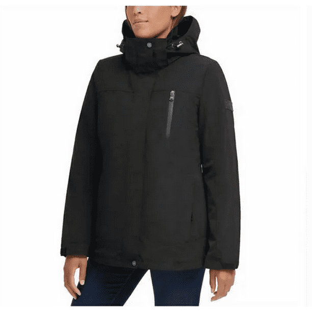 Calvin Klein Ladies' 3-in-1 All Weather System Jacket - Black - Large -  