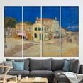 thumbnail image 6 of Home Decor Art Canvas, Reproduction Poster, Oil Painting Print, The Yellow House, Street Landscape Poster, Famous Canvas Decor, Canvas Wall Decor - Black Framed, 6 of 9