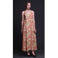 thumbnail image 4 of Bimba Robe Longue Maxi Bohème à Bretelles Sans Manches Imprimée Florale pour Femme - Très Petit, 4 of 6