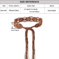 thumbnail image 4 of Women's Bohemian Style Rope Braid Waist Belt Simple and versatile decorative tassel waist chain, 4 of 9