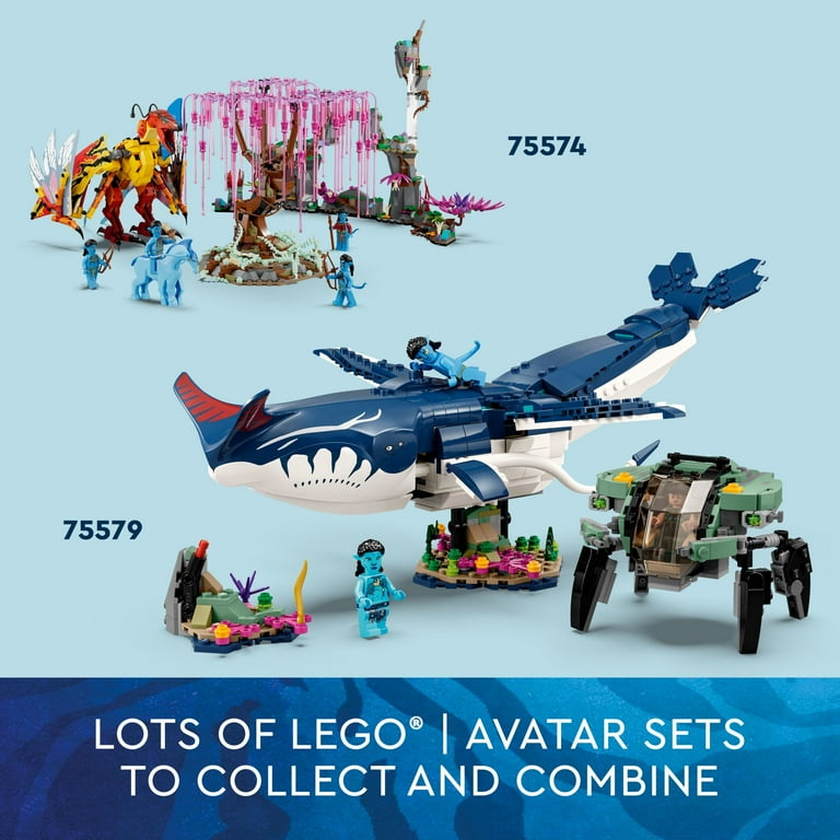 LEGO Avatar: The Way of Water Payakan the Tulkun & Crabsuit 75579, Building Toy Set, Movie Underwater Ocean with Whale-Like Sea Animal Creature Figure LEGO Avatar: The Way of Water Payakan the Tulkun & Crabsuit 75579, Building Toy Set, Movie Underwater Ocean with Whale-Like Sea Animal Creature Figure