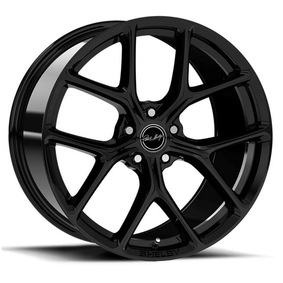 Carroll Shelby Wheels CS3 - 20 x 9.5 in. - 40mm Offset - Gloss Black Fits select: 2005-2020 FORD MUSTANG, 2021 FORD MUSTANG GT