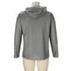 thumbnail image 5 of pstuiky Camisas casuales de manga larga para hombre, Blusa informal con capucha y manga larga con botones y cordón ajustable para hombre top de hombre s, 5 of 5
