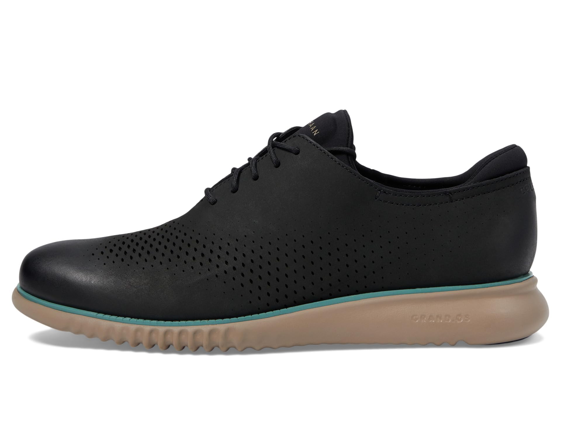 美品：COLE　HAAN　GRAND 360 (8 1/2) Cole Haan Grand 360 Wingtip Oxford Black Mens Size 13 M