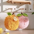 thumbnail image 2 of 2PCS Fuzzy Ball Hand Towel,Chenille Hand Towel,Cute Spherical Fruit Shape Hand Towel,Hand Drying Puff,Hand Towels with Hook Loop,Fun Decorative Hand Towels,Suitable for Bathroom, Kitchen, Hotel, 2 of 6
