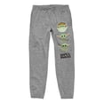 thumbnail image 2 of Star Wars The Mandalorian Baby Grogu Character Men's Grey Sweatpants - M, 2 of 3