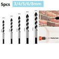 thumbnail image 3 of 5PCS 3-8mm Tungsten Carbide Drill Bit For Porcelain Tile Concrete Brick Glass, 3 of 10