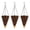 3pcs, variant on KGJQ Cone Hanging Flower Basket Artificial Rattan Woven Planter Rustic Conical Plant Basket with Metal Chains for Indoor Outdoor Garden Balcony Decor