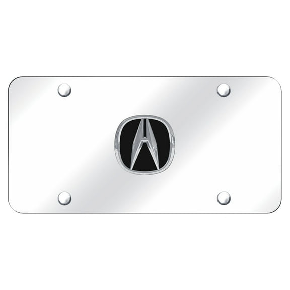 Acura Chrome Logo on Chrome Plate