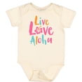 thumbnail image 3 of Inktastic Live Love Aloha Boys or Girls Baby Bodysuit, 3 of 5