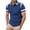 Navy, variant on Men's Polo Shirts Solid Color Casual Short Sleeve Breathable Button Slim Fit Sports Top with Collar Golf Mens Dress Shirts Black L
