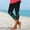 Multicolor plus size capri pants for women a1, variant on Cagogo Summer Floral Capri Pants for Women Plus Size Elastic Waist Stretch Casual Beach Sporty Fit Cropped Leggings Lounge Travel Pants, Multicolor XL