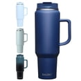 thumbnail image 1 of Vaso EALGRO de 1,5 L con asa aislante de acero inoxidable, color azul marino, 1 of 5