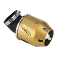 thumbnail image 3 of Filtro de aire de admisión con forma de bala de 35 mm para motocicleta, scooter, ATV, moto de cross, dorado, 3 of 5