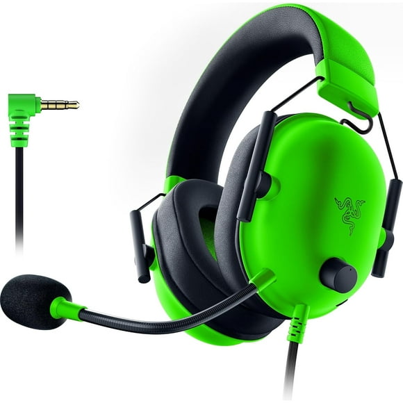 BlackShark V2 X Gaming Headset: 7.1 Surround Sound - 50mm Drivers - Memory Foam Cushion - For PC, PS4, PS5, Switch - 3.5mm Audio - Black