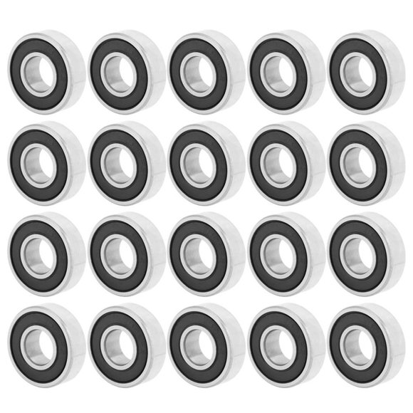 20pcs 698RS Rubber Sealed Deep Groove Ball Bearings Bearing Steel high Speed Single Row Ball Bearing 8mmx19mmx6mm