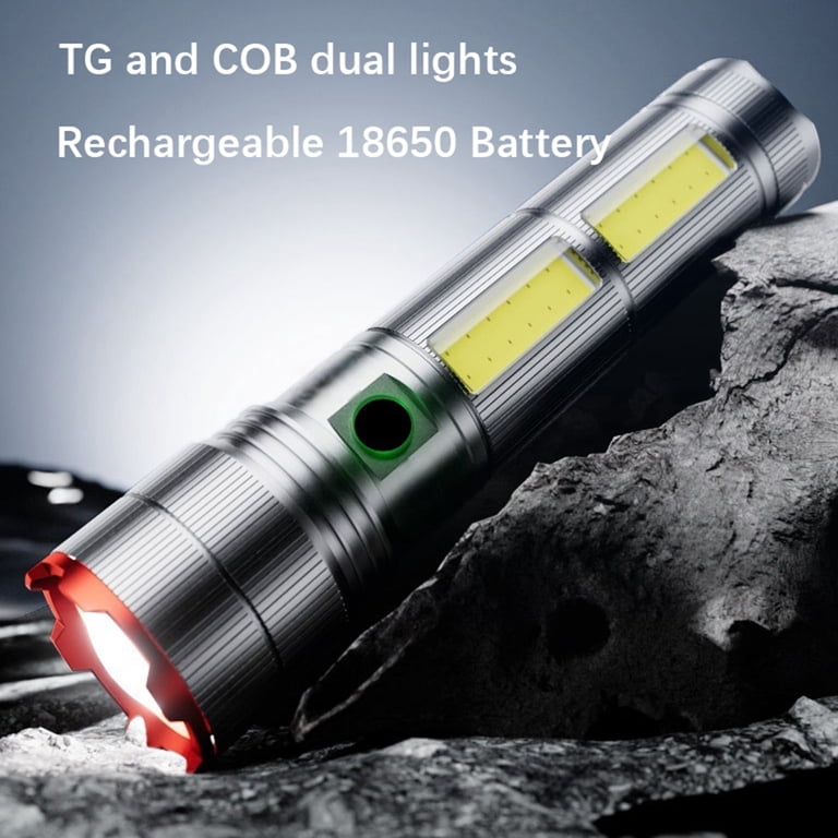 9000 lumen flashlight rechargeable Byseng Rechargeable LED Flashlight, 9000 Lumens, Zoomable Tactical Light,  USB Charging, Waterproof