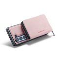 thumbnail image 4 of Nalacover Zipper Wallet Case for Samsung Galaxy Z Fold5, Soft Silicone Shockproof PU Leather Detachable Card Slots Holder Cash Pocket Slim Cover with Kickstand Magnetic Lens Protective Case, Pink, 4 of 11
