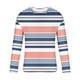 thumbnail image 5 of Blusas y camisas de manga larga con cuello redondo para hombre, moda informal, rayas, estampado deportivo, manga larga, cuello redondo, blusas, camisas, blusa para hombre, poliéster, 5 of 5