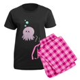 thumbnail image 5 of CafePress - Cute Pink Octopus Pajamas - Women's Short Sleeve Print T-Shirt and Pants Dark Cotton Pajama Set, 5 of 7