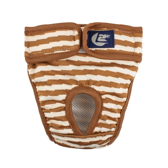 Female Dog Diapers,Anti-harassment of Pants and Safety Pants,Adjustable and Leakproof Doggie Sanitary Panties for Small Medium and Large Dogs(Brown,XL)